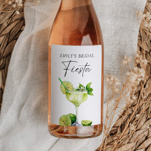 Margarita Mexican Fiesta Vrijgezellenfeest Wijn Etiket