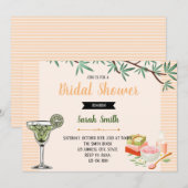 Margarita mini gezichtsbehandeling feest uitnodigi kaart (Voorkant / Achterkant)