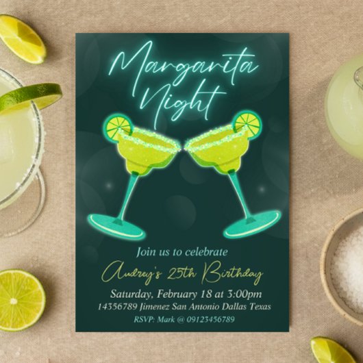 Margarita Nacht  Kaart