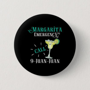 Margarita Noodoproep 9 Juan Juan Cinco De Mayo Ronde Button 5,7 Cm