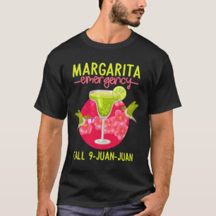 Margarita Noodshirt Mexicaans Feest Grappig Cin T-shirt