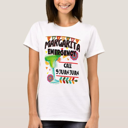 Margarita Noodsignaal 9 Juan T-shirt (Voorkant)