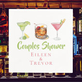 Margarita Old Fashioned Cosmo Couples Douche Servet