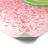 Margarita op roze Posters muurkunst (Hoek)