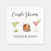 Margarita ouderwetse Cosmo bruidsparen Servet (Voorkant)