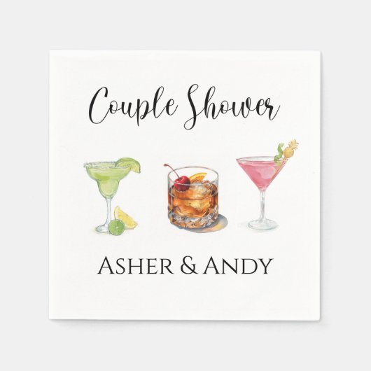 Margarita ouderwetse Cosmo bruidsparen Servet (Voorkant)
