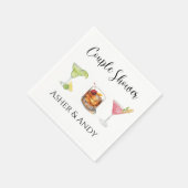 Margarita ouderwetse Cosmo bruidsparen Servet (Hoek)