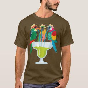 Margarita Papegaaien Grappig Drinkende Moeder Hall T-shirt