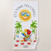 Margarita Parrot strandlaken (Voorkant)