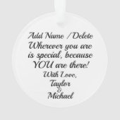 Margarita Parrot Time to Chill Ornament (achterkant)