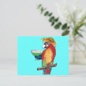 Margarita Parrots Briefkaart (Staand voorkant)