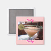 margarita, partij, feestmagneet magneet (Voorkant / Achterkant)