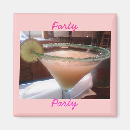 margarita, partij, feestmagneet magneet (Voorkant)
