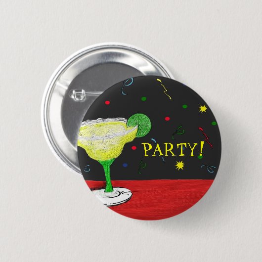 Margarita Party Button (Voorkant /achterkant)