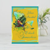 Margarita Party Kaart (Staand voorkant)