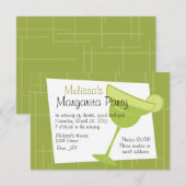 Margarita Party Kaart (Voorkant / Achterkant)