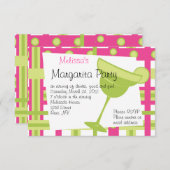 Margarita Party Kaart (Voorkant / Achterkant)