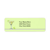 Margarita Party Return Address Label (Voorkant)