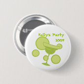 Margarita Party Ronde Button 5,7 Cm (Voorkant /achterkant)