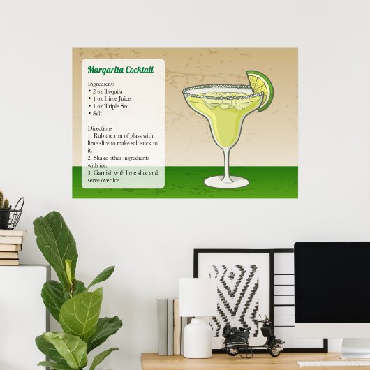 Margarita Poster (Thuiskantoor)