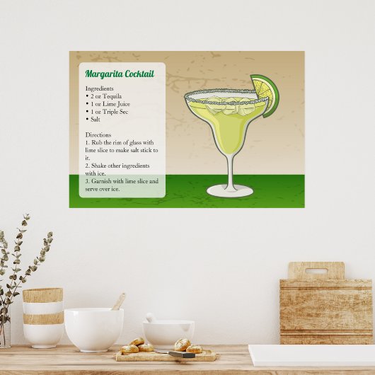 Margarita Poster (Keuken)