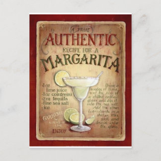 margarita recept briefkaart