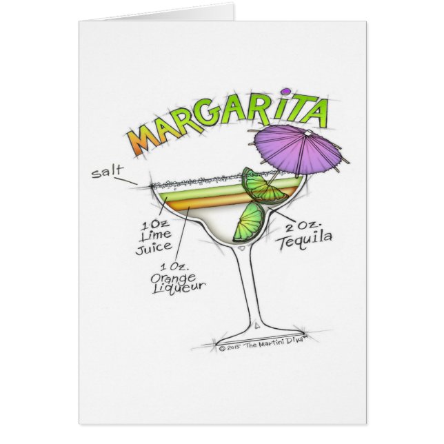 MARGARITA RECEPT COCKTAIL KUNST (Voorkant)