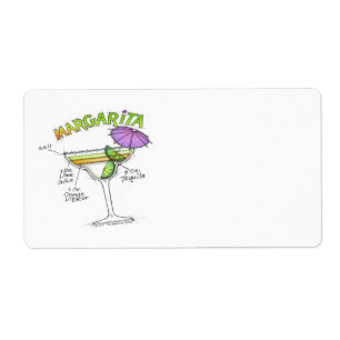 MARGARITA RECEPT COCKTAIL KUNST ETIKET