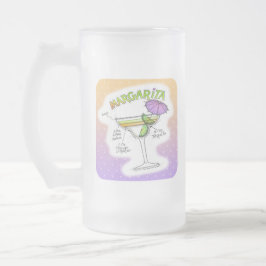 MARGARITA RECEPT COCKTAIL KUNST MATGLAS BIERPUL