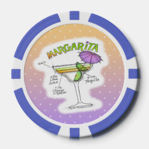 MARGARITA RECEPT COCKTAIL KUNST POKER CHIPS