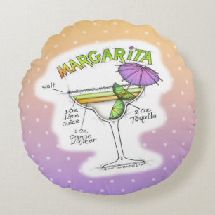 MARGARITA RECEPT COCKTAIL KUNST ROND KUSSEN