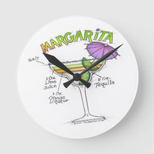 MARGARITA RECEPT COCKTAIL KUNST RONDE KLOK