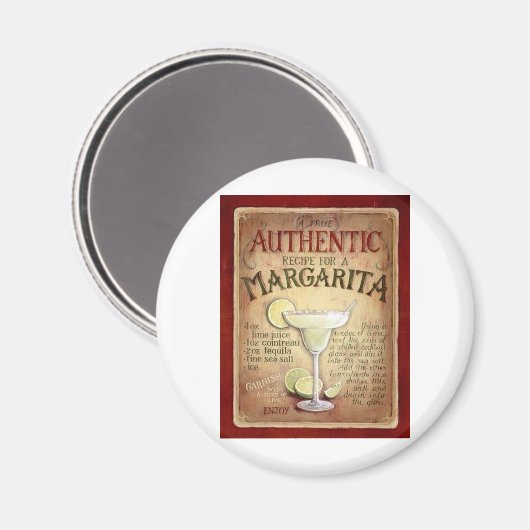 margarita recept magneet (Voorkant / Achterkant)