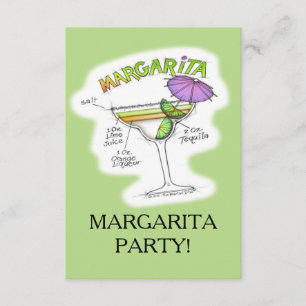 MARGARITA RECIPE COCKTAIL ART KAART