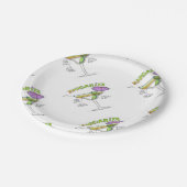 MARGARITA RECIPE COCKTAIL ART PAPIEREN BORDJE (Gekanteld)