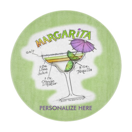 MARGARITA RECIPE COCKTAIL ART SNIJPLANK (Voorkant)