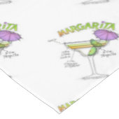 MARGARITA RECIPE COCKTAIL ART TAFELKLEED (Gekanteld)