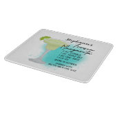 Margarita Recipe, diepgevroren Snijplank (Hoek)