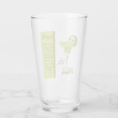 Margarita Recipe Glas (Achterkant)