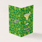Margarita Recipe Visitekaartje (Buitenkant)