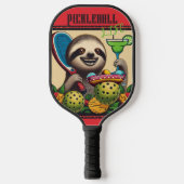 Margarita Sloth Pickleball Paddle (Voorkant)