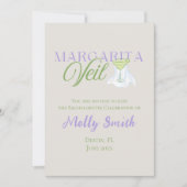 Margarita Sluier – Leuke Bruidsfeest Design Kaart (Voorkant)