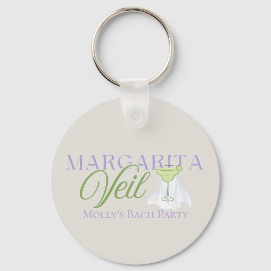 Margarita Sluier – Leuke vrijgezellenfeest Sleutelhanger (Voorkant)