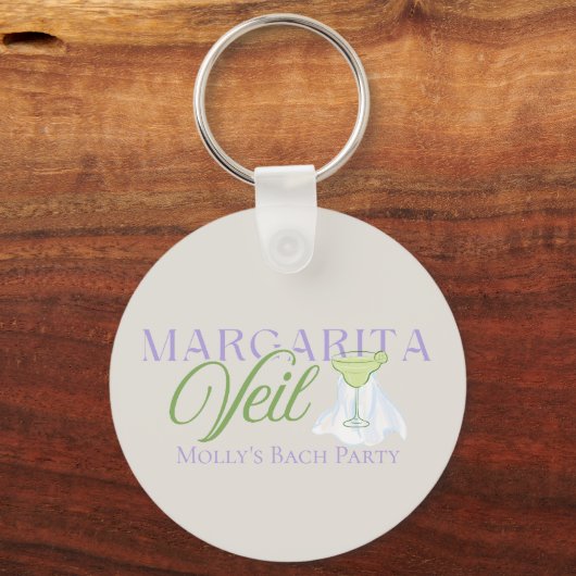 Margarita Sluier – Leuke vrijgezellenfeest Sleutelhanger (Voorkant)