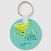 Margarita Sluier Tropische Bachelorette Sleutelhanger (Voorkant)