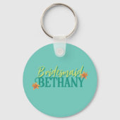 Margarita Sluier Tropische Bachelorette Sleutelhanger (Achterkant)