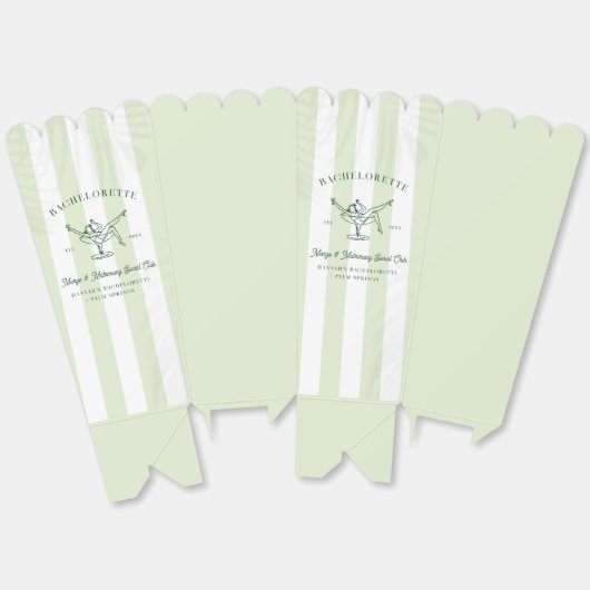 Margarita Social Club | vrijgezellen Bedankdoosjes (Ongevouwen)