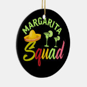 Margarita Squad Funny Cinco de Mayo Mannen Vrouwen Keramisch Ornament (Rechts)