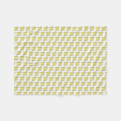 Margarita Summer Cocktail Mixed Drink Lime Green Fleece Deken (Voorkant (Horizontaal))