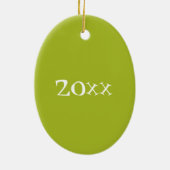 Margarita Summer Cocktail Mixed Drink Lime Green Keramisch Ornament (Achterkant)